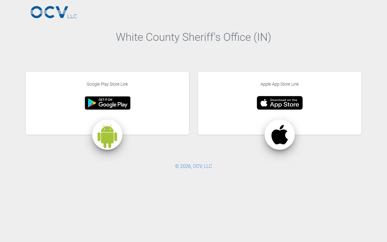 White County arrest records and court charges sheriff app link