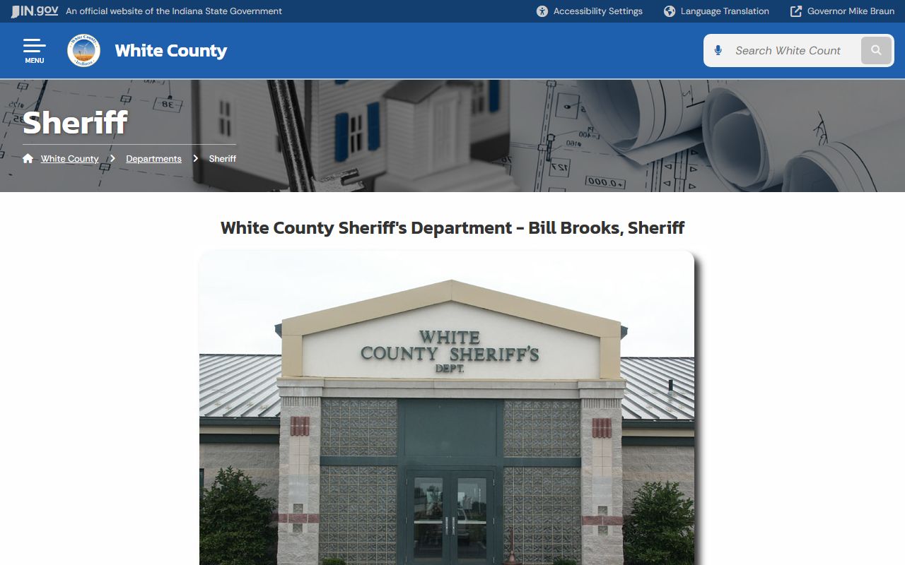White County Sheriff jail and warrant records