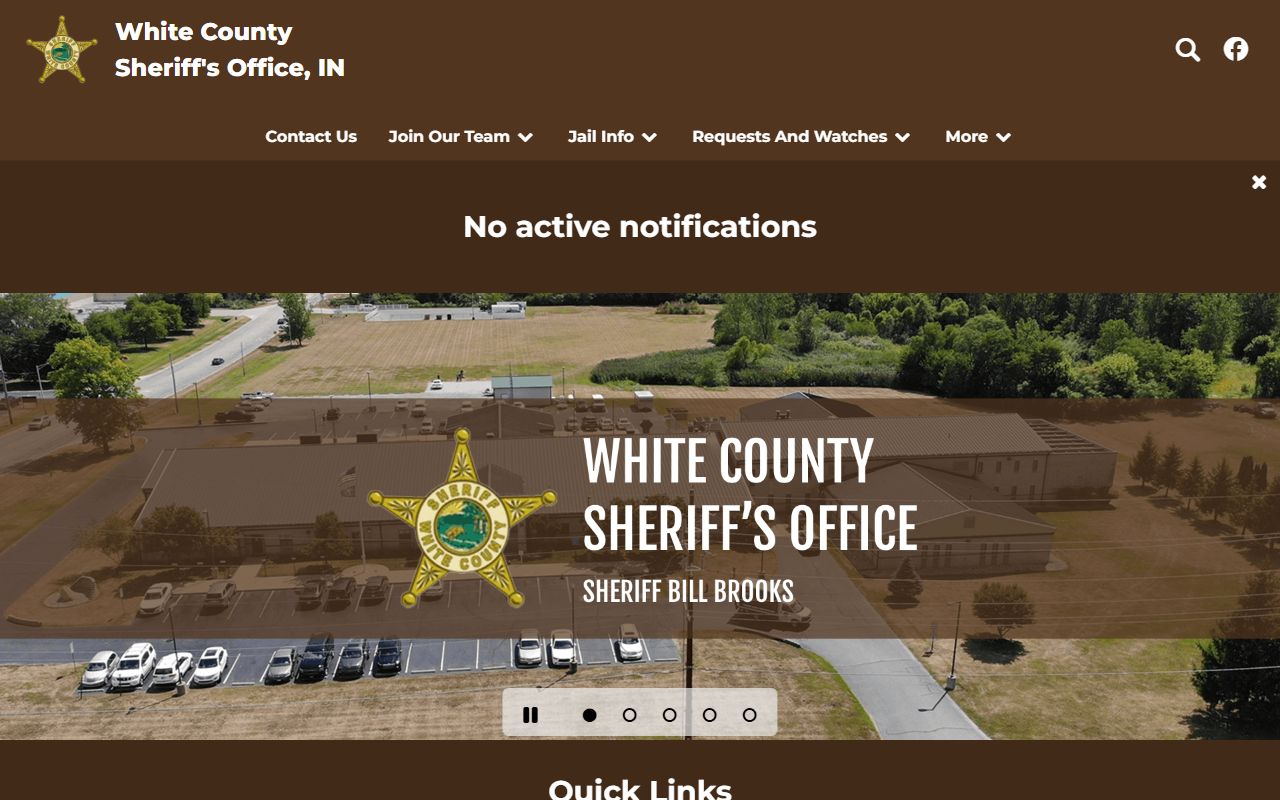 White County inmate records sheriff website